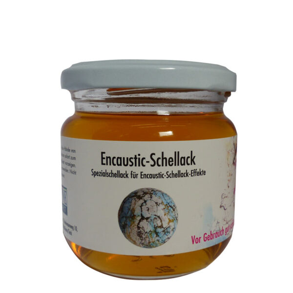 Encaustic-Schellack, 100 G Im Gläschen, Weiß